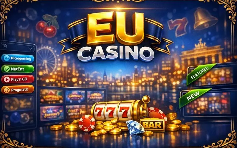 EU Casino mobile interface on smartphone